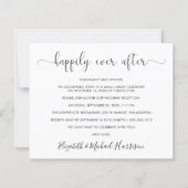 予算の駆け落ちウェディングレセプションフォト (正面)