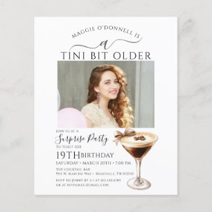 予算の驚きのパーティーTiniビット古いMartini 19th