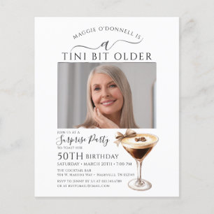 予算の驚きのパーティーTiniビット古いMartini 50th