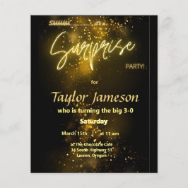 予算の驚きの招待状QR出欠 チラシ