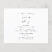 予算のmrフォト夫人の結婚発表 (裏面)