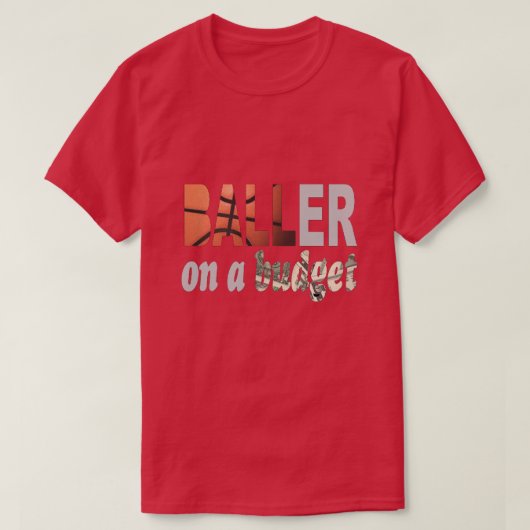 予算のTシャツに文句を言う Tシャツ (デザイン正面)
