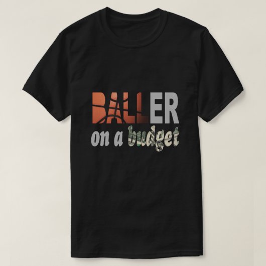 予算のTシャツのBaller Tシャツ (デザイン正面)