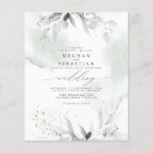 予算はあるが美しエレガントい水色の葉 (正面)