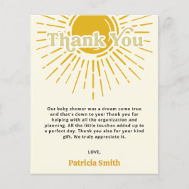 予算はこ来この息子の赤ちゃんシャワーありがとう