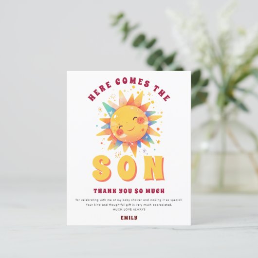 予算はこ来この息子の赤ちゃんシャワーありがとう (スタンド正面)