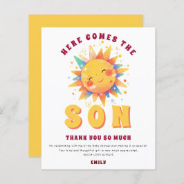 予算はこ来この息子の赤ちゃんシャワーありがとう