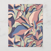 予算はっきりしたカラフル抽象芸術フローラ結婚レトロ (裏面)