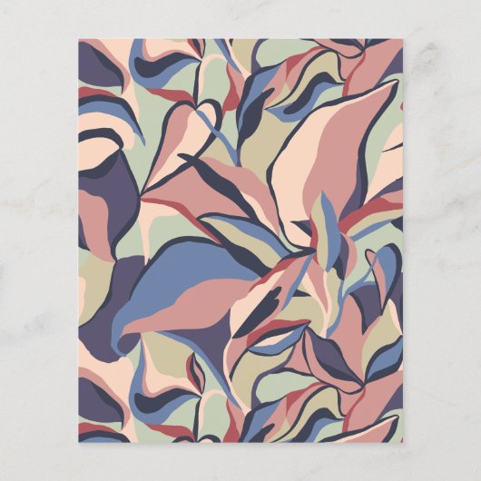 予算はっきりしたカラフル抽象芸術フローラ結婚レトロ (裏面)