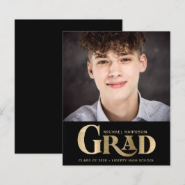 予算はっきりした金ゴールドタイプフォトブラック卒業