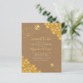 予算はブライダルシャワーへの招待を意図 (スタンド正面)