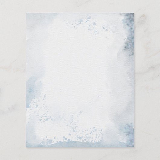 予算は双子だ！パピーウォーターカラーベビーシャワー (裏面)