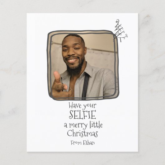 予算は少しクリスマスに自撮メリーりをしている (正面)