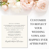 予算は幸せな時々パーティークリーム写真招待状