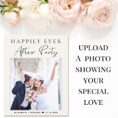 予算は幸せな時々パーティークリーム写真招待状