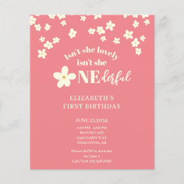 予算は彼女は素敵なデイジー1st誕生日かわいい