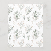 予算は我々が待つことができるTeddyクマ赤ちゃんシャワー (裏面)