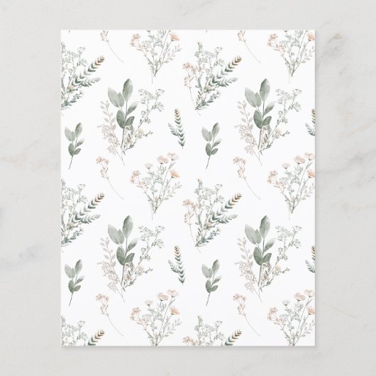 予算は我々が待つことができるTeddyクマ赤ちゃんシャワー (裏面)