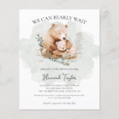 予算は我々が待つことができるTeddyクマ赤ちゃんシャワー (正面)