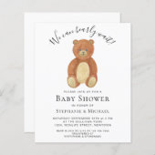 予算は我々はカップルの赤ちゃんシャワーを待つことができる (正面/裏面)