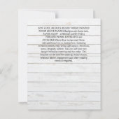 予算は日付を保存ひまわり素朴紫色のフライ (裏面)