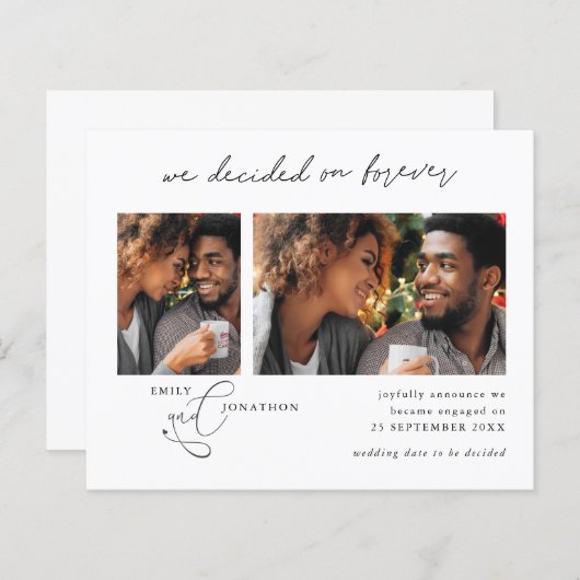 予算は永遠にフォト婚約 (正面/裏面)