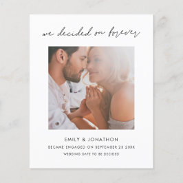 予算は永遠に写真婚約