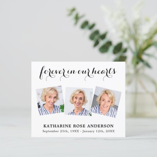 予算は永遠に私たちのハート葬儀ありがとう (スタンド正面)