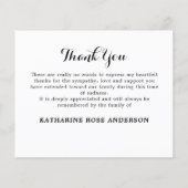 予算は永遠に私たちのハート葬儀ありがとう (裏面)