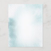 予算は海のベビーシャワー招待状 チラシ (裏面)