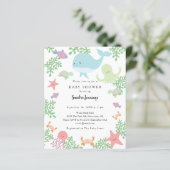 予算は海の下で赤ちゃんシャワーかわいいパステル (スタンド正面)