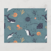 予算は海の男の子の写真の誕生日パーティーの下で (裏面)