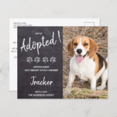 予算は犬の救助の新しいペットの発表を採用 (正面/裏面)