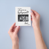 予算は私のブライドメイド写真の提案になる チラシ (手)