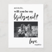 予算は私のブライドメイド写真の提案になる チラシ (正面)
