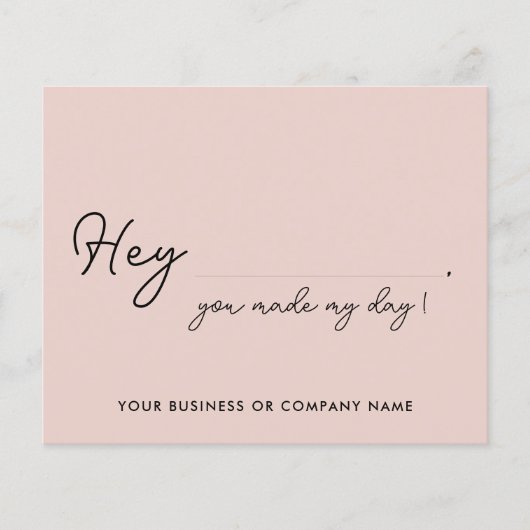 予算は私の日に小口注文ありがとう (正面)