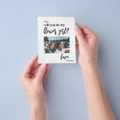 予算は私の花の女の子の写真の提案になる チラシ (手)