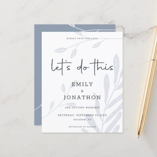 予算は、この葉の埃の青を行う日付を保存する (正面/裏面インサイチュ)