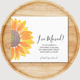 予算ひまわりアナウンスメントカード