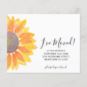 予算ひまわりアナウンスメントカード (正面)