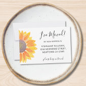 予算ひまわりアナウンスメントカード ノートカード