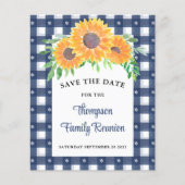 予算ひまわりファミリー懇親会日付カードの保存 (正面)