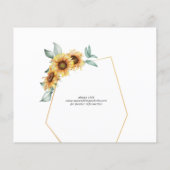 予算ひまわりフローラジオメトリック保存日付 (裏面)