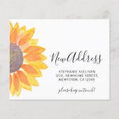 予算ひまわり移動案内カード (正面)