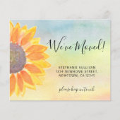 予算ひまわり移動案内カード (正面)