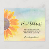 予算ひまわり移動案内カード (正面)