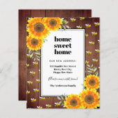 予算ひまわり素朴なミツバチの動きを発表 (正面/裏面)