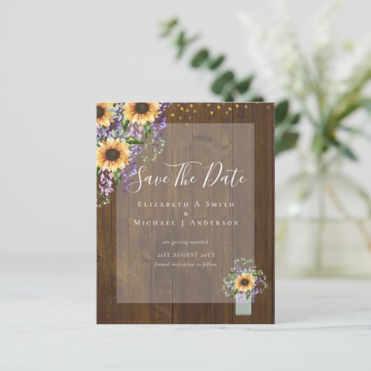 予算ひまわり紫素朴の日を保存 (スタンド正面)