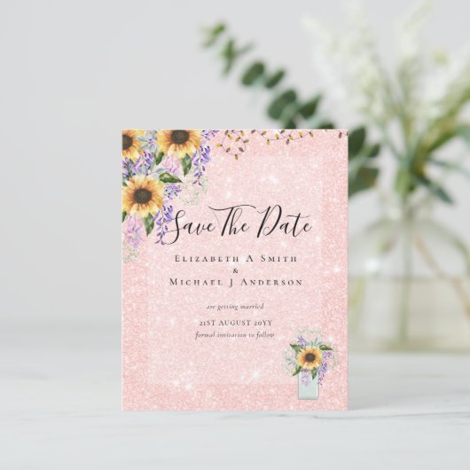 予算ひまわり紫素朴の日を保存 (スタンド正面)