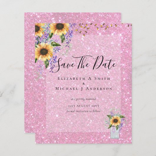 予算ひまわり紫素朴の日を保存 (正面/裏面)